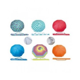 Ombrellone Protezione UV Ø 180 cm Polinylon 8 Bacchette Ferro