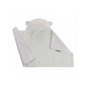 Coperta per Neonato Reversibile Con cappuccio 90 x 66 cm Stelle