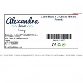 Set di Cesti Alexandra House Living Naturale vimini Legno di salice 35 x 63 x 53 cm 47 x 35 x 19 cm 41 x 30 x 16 cm 3 Pezzi
