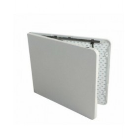 Tavolo Pieghevole Lifetime Bianco Rettangolare Acciaio Plastica 185 x 76 x 74 cm
