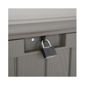 Cassapanca da esterno Lifetime Marrone 440 L Plastica 127 x 64 x 67 cm