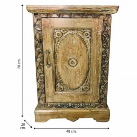 Comodino Alexandra House Living 28 x 70 x 48 cm