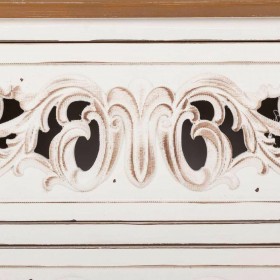 Cassettiera Alexandra House Living Bianco Legno di abete Legno MDF 38 x 76 x 86 cm