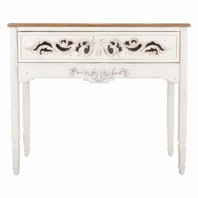 Ingresso con Cassetti Alexandra House Living Bianco Legno di abete Legno MDF 46 x 90 x 110 cm
