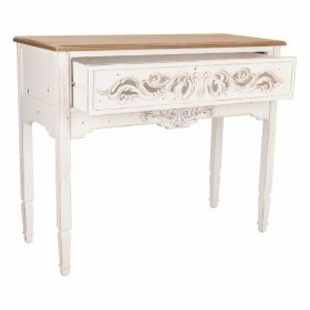 Ingresso con Cassetti Alexandra House Living Bianco Legno di abete Legno MDF 46 x 90 x 110 cm