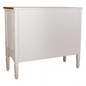 Credenza Alexandra House Living Bianco Legno di abete Legno MDF 40 x 86 x 100 cm