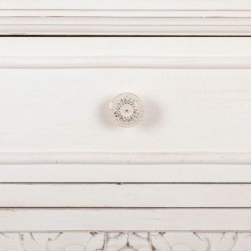 Comodino Alexandra House Living Bianco 32 x 74 x 46 cm