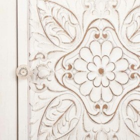 Comodino Alexandra House Living Bianco 32 x 74 x 46 cm