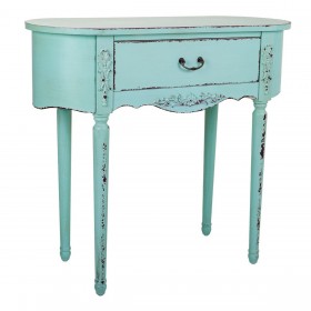Ingresso con Cassetti Alexandra House Living Azzurro Legno di abete Legno MDF 36 x 80 x 88 cm