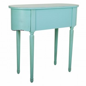 Ingresso con Cassetti Alexandra House Living Azzurro Legno di abete Legno MDF 36 x 80 x 88 cm