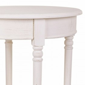 Tavolo angolare Alexandra House Living Bianco 50 x 60 x 50 cm