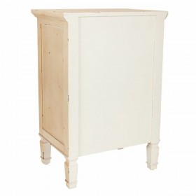 Comodino Alexandra House Living Beige 32 x 67 x 46 cm