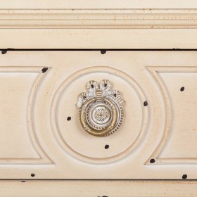 Comodino Alexandra House Living Beige 32 x 67 x 46 cm