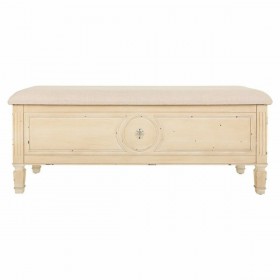 Panca Alexandra House Living Beige Spugna Legno di abete 43 x 48 x 120 cm