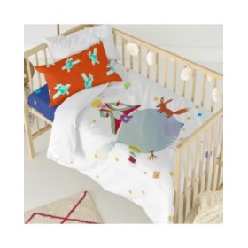 Set di copripiumino HappyFriday Le Petit Prince Multicolore Culla Neonato 2 Pezzi