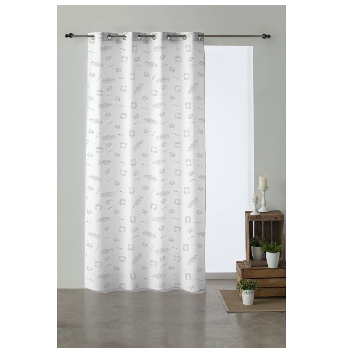 Lampada da Terra Alexandra House Living Grigio Arancio 36 x 127 x 36 cm