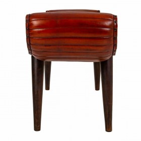 Panca Alexandra House Living Pelle Legno di mango 51 x 38 x 125 cm