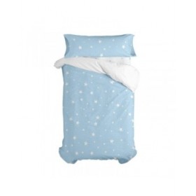 Set di copripiumino HappyFriday Basic Kids Azzurro Singolo 2 Pezzi