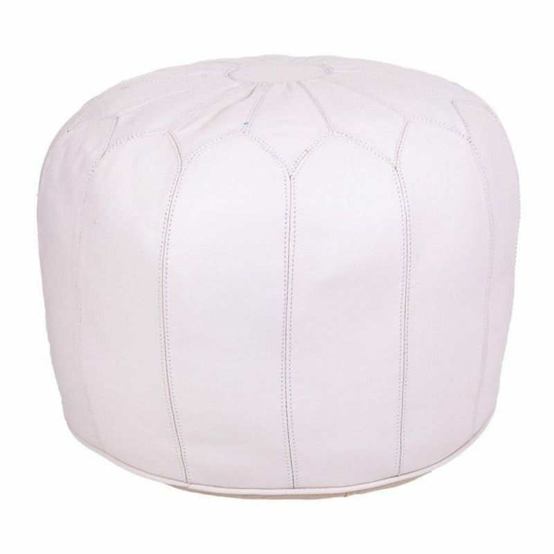 Puff Alexandra House Living Pelle 38 x 48 x 48 cm