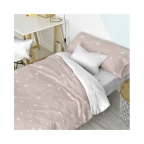 Set di copripiumino HappyFriday Basic Kids Rosa Singolo 2 Pezzi