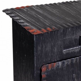 Cassetta della posta Alexandra House Living Nero Ferro 11 x 37 x 27 cm