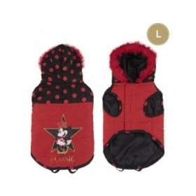 Cappotto per Cani Minnie Mouse Rosso L