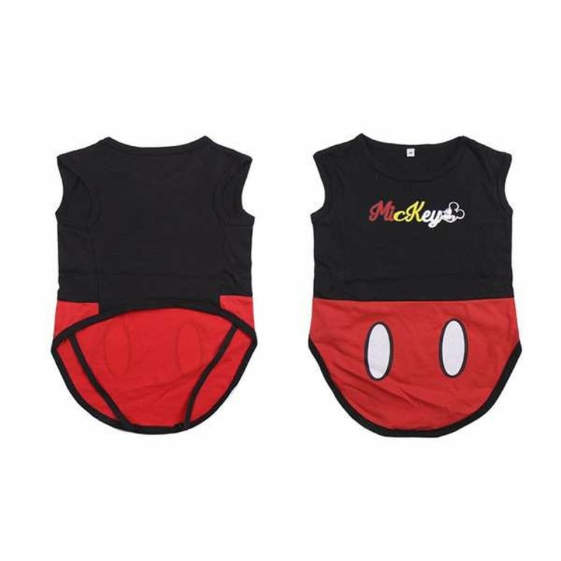 Maglietta per Cani Mickey Mouse Rosso
