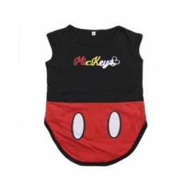 Maglietta per Cani Mickey Mouse Rosso