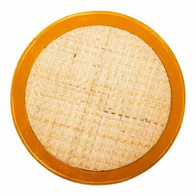 Sgabello Alexandra House Living Marrone Legno Rattan 40 x 45 x 40 cm