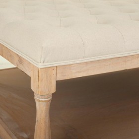 Panca Alexandra House Living Crema Gomma Legno 78 x 48 x 110 cm