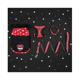 Collare per Cani Minnie Mouse Rosso