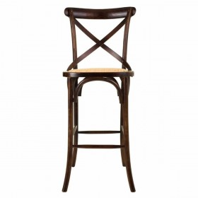 Sgabello Alexandra House Living Marrone Rattan Betulla 53 x 116 x 45 cm