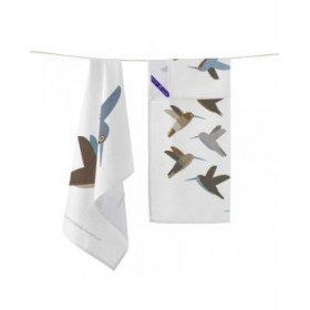 Panno da Cucina HappyFriday Colibri delphinae Multicolore 70 x 50 cm (2 Unità)