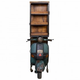 Scaffale Alexandra House Living Metallo Legno di mango 67 x 194 x 140 cm Portabottiglie Moto