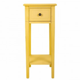 Tavolo aggiuntivo Alexandra House Living Giallo 33 x 78 x 33 cm