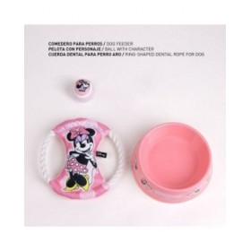 Set Regalo Minnie Mouse Rosa 21,0 x 21,0 x 8,8 cm Cane