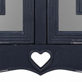 Ingresso Alexandra House Living Nero Vetro Legno di abete Legno MDF 36 x 56 x 83 cm