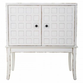 Ingresso con Cassetti Alexandra House Living Bianco Legno di abete Legno MDF 39 x 90 x 81 cm
