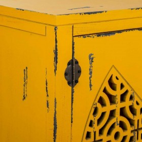 Credenza Alexandra House Living Giallo Legno di abete Legno MDF 40 x 86 x 120 cm
