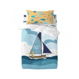 Set di copripiumino HappyFriday Le Petit Prince Navigateur Multicolore Culla Neonato 2 Pezzi