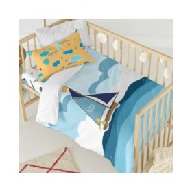 Set di copripiumino HappyFriday Le Petit Prince Navigateur Multicolore Culla Neonato 2 Pezzi