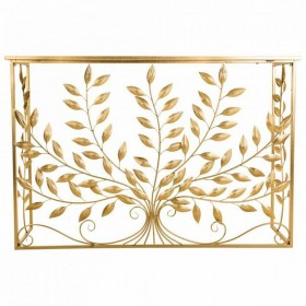 Ingresso Alexandra House Living Dorato Metallo Vetro Legno MDF 40 x 80 x 120 cm