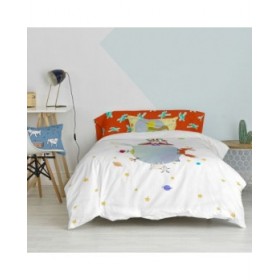 Set di copripiumino HappyFriday Le Petit Prince Multicolore Singolo 2 Pezzi