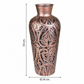 Vaso Alexandra House Living Bronce Ferro 24 x 54 x 24 cm