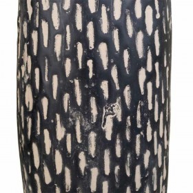 Vaso Alexandra House Living Nero Ferro 8 x 55 x 14 cm