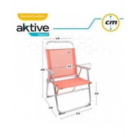 Sedia Pieghevole Aktive 48 x 50 x 88 cm