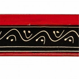 Tavolo aggiuntivo Alexandra House Living Rosso Alluminio Legno MDF 38 x 14 x 38 cm