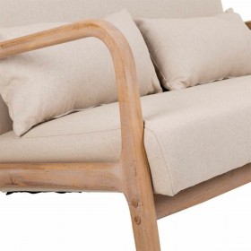 Divano Alexandra House Living Crema 85 x 74 x 122 cm