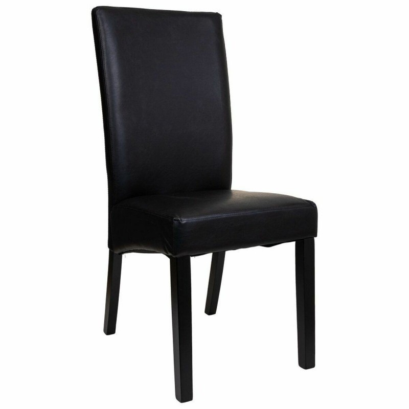 Sedia da Sala da Pranzo Alexandra House Living Nero 48 x 102 x 49 cm