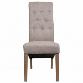 Sedia da Sala da Pranzo Alexandra House Living Grigio 58 x 107 x 44 cm
